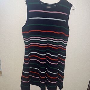 Navy Blue Striped NEW Vince Camuto Dress NWOT - Excellent Condition Dress PXL